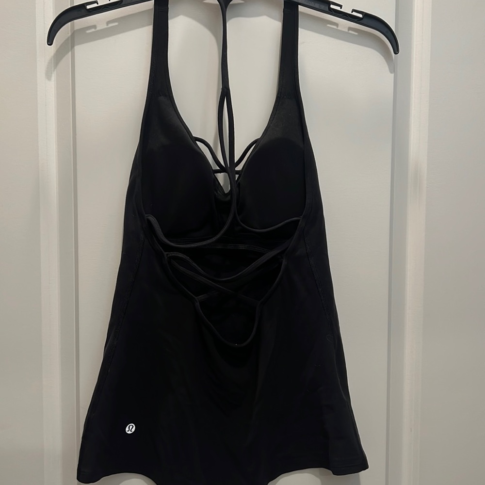 EUC lululemon back & forth tank size 6 black - Picture 4 of 5